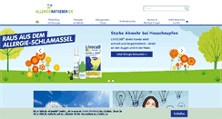 Desktop Screenshot of allergieratgeber.de